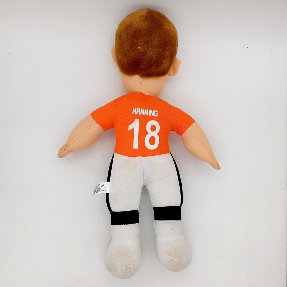 Bleacher Creatures Plush Peyton Manning #18 Broncos Jersey 10 Inch - Picture 2 of 8